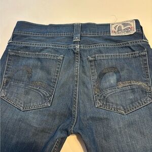 Puma x evisu limited edition faded jeans